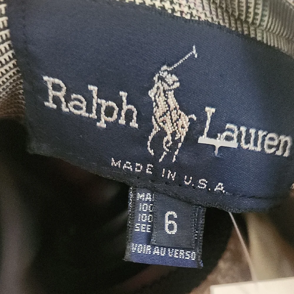 Ralph Lauren Gray Double-Breasted Women's Suit - Picture 2 of 13
